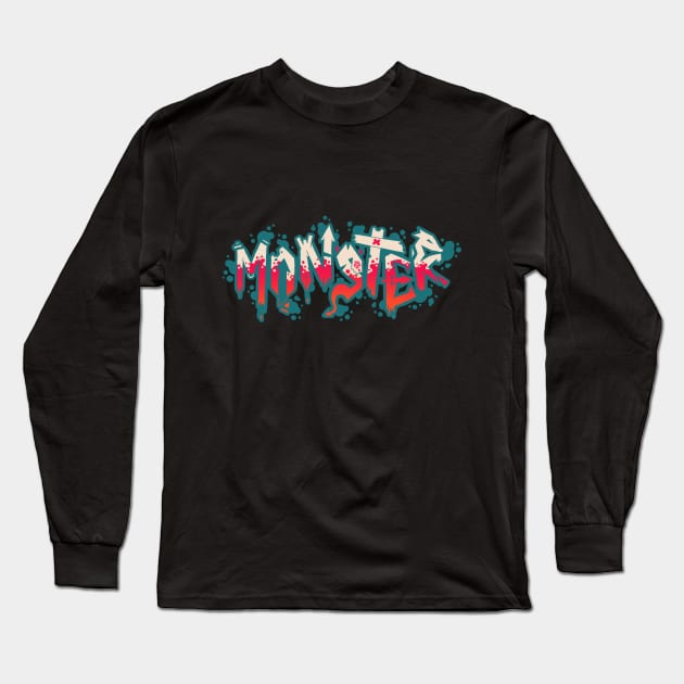 Monster Long Sleeve T-Shirt by Jay Cobs